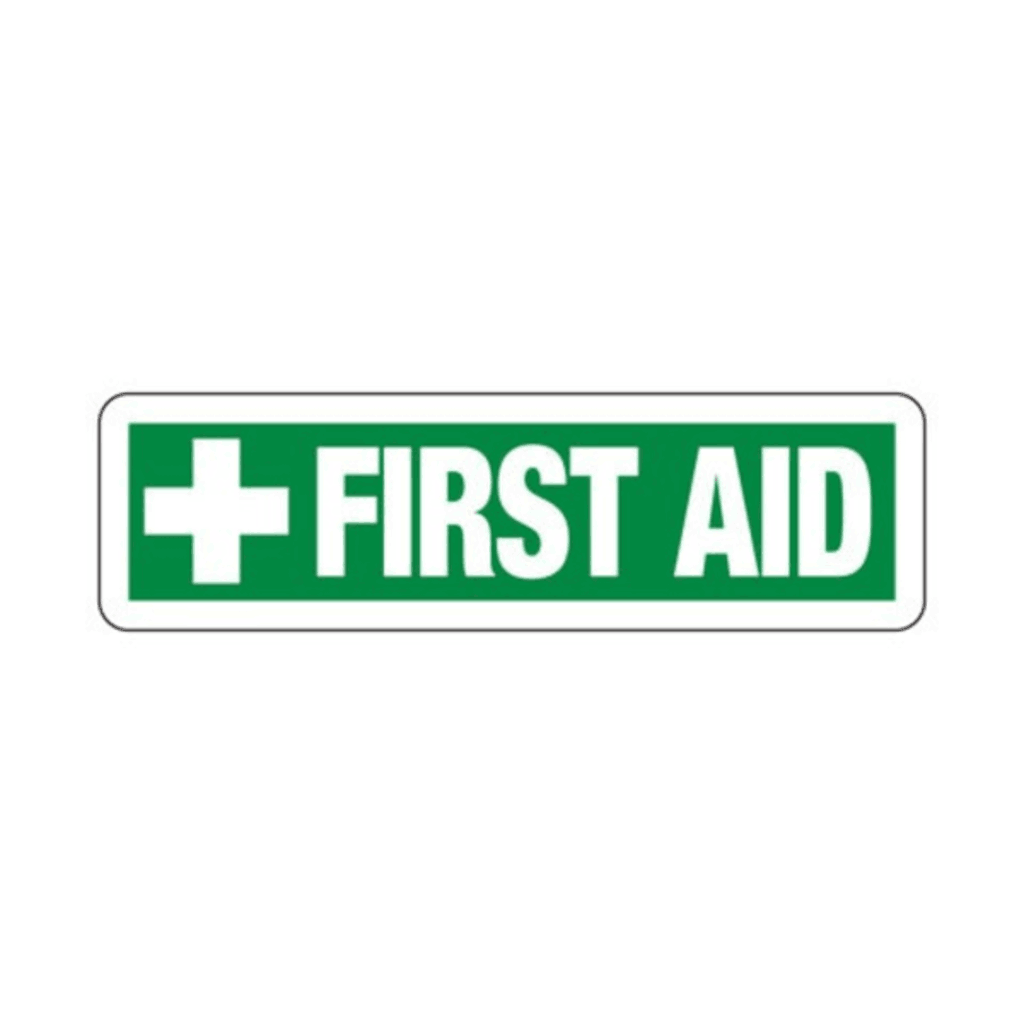 Usha Direction Signagues Sticker First Aid S11 150x150mm (Pack of 5)