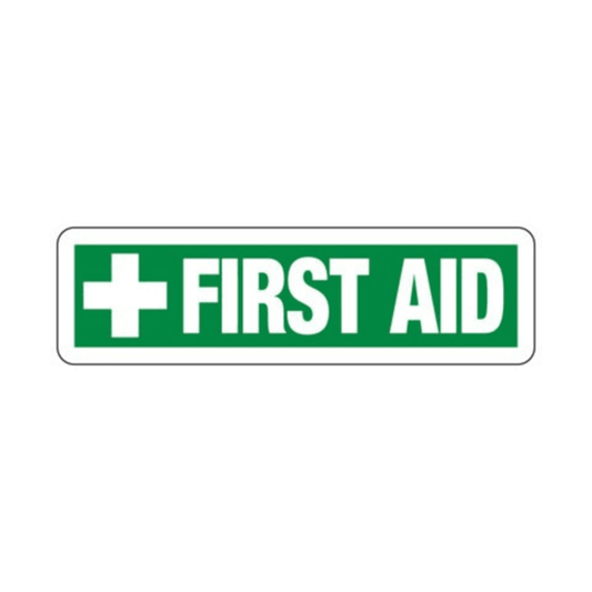 Usha Direction Signagues Sticker First Aid S11 150x150mm (Pack of 5)
