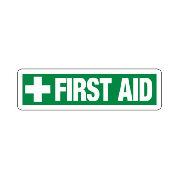 Usha Direction Signagues Sticker First Aid S11 150x150mm (Pack of 5)