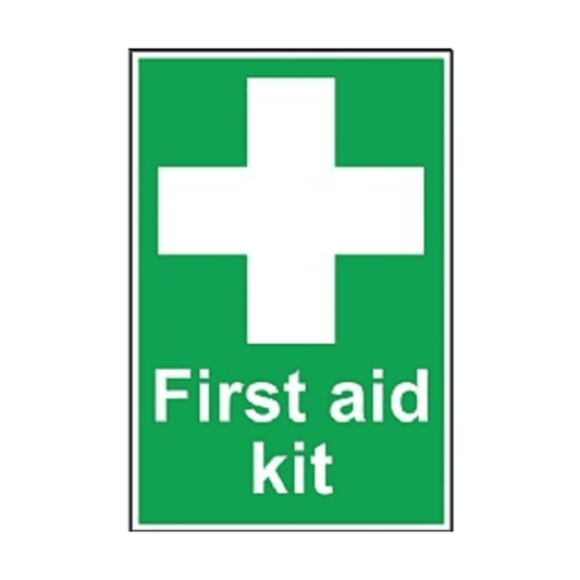 Usha Direction Signagues Sticker First Aid S10 150x150mm (Pack of 5)